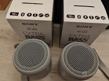 2 casse bluetooth Sony SRS-XB12