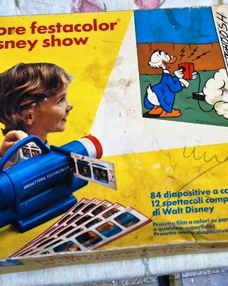 PROIETTORE FESTACOLOR WALT DISNEY SHOW HARBERT