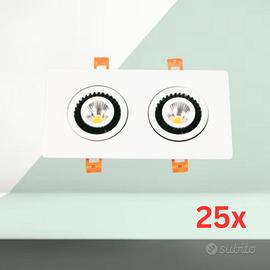 Faretto Robusto LED Doppie Teste - STOCK