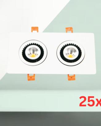 Faretto Robusto LED Doppie Teste - STOCK