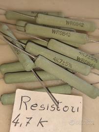resistori vintage Nos 4.7 K