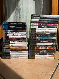 Lotto 37 giochi vari ps2 ps3 ps4 xbox xbox 360