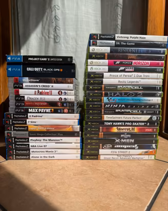 Lotto 37 giochi vari ps2 ps3 ps4 xbox xbox 360