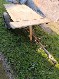 Carrello per motocoltivatore 