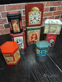 SCATOLE LATTA VINTAGE 