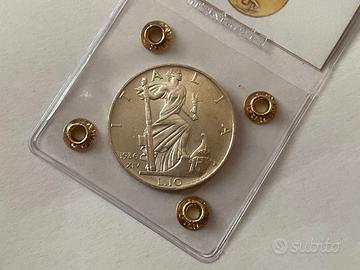 10 Lire 1936 Impero VE III Argento FDC