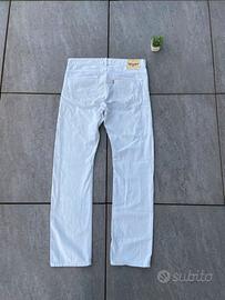 Jeans Levi's 504 bianchi da uomo