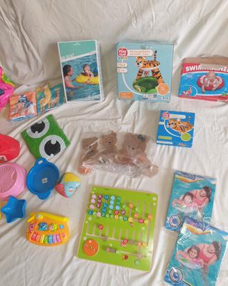 stock giochi e varie attrezzature stanzetta 