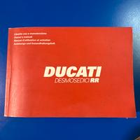 Libretto uso e manutenzione Ducati Desmosedici RR