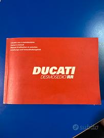 Libretto uso e manutenzione Ducati Desmosedici RR