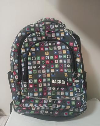 zaino scuola multi tasche impermeabile 