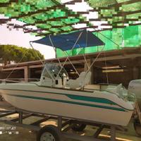 Barca jeanneau cap camarat 555 con motore Honda 75
