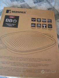 BERGNER Piastra Ghisa Bistecchiera Quadra 54x43cm