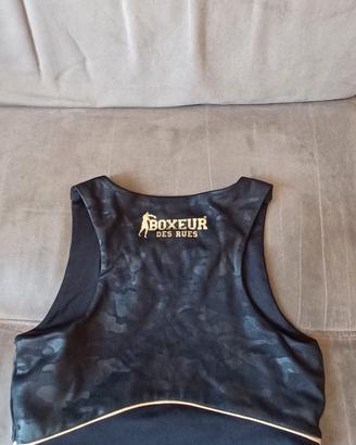 top palestra boxeur xs nero 