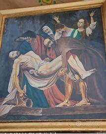 copia ad olio Deposizione di Cristo