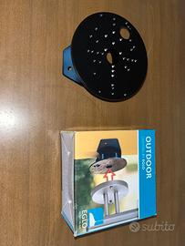 SUPPORTO ANGOLARE O STAFFA DA PARETE PER LAMPADA