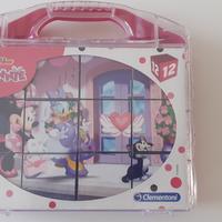 Clementoni Disney Minnie Puzzle Cubi, 12 Pezzi