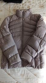 cappotto piumino invernale beige donna Decathlon