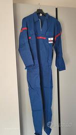 Tuta da lavoro blu CBF tg 58. Nuova