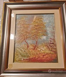 Dipinto olio su tela cm 24x30 