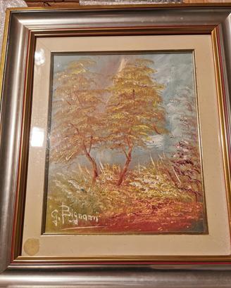 Dipinto olio su tela cm 24x30 