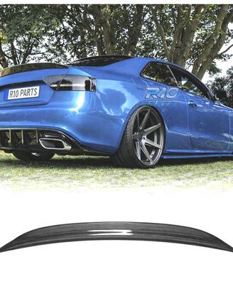 SPOILER AUDI A5 COUPE 07-16 LOOK RS5 CARBONIO