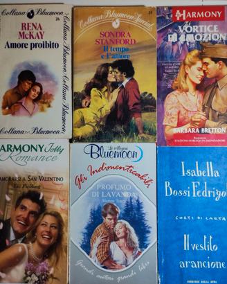 Set di 6 Romanzi rosa vari
