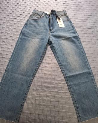 Jeans blu taglio dritto Ziggy Denim "Hi Mum"