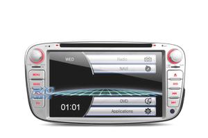 NAVIGATORE RADIO 7" PER FORD TONDO COLORE GRIGIO 