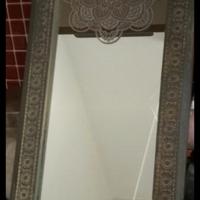 specchio legno grigio