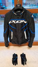 Giacca e guanti moto uomo Ixon taglia L 