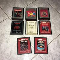 LOTTO 8 GIOCHI ATARI 2600 PAL SPACE INVADERS, ETC