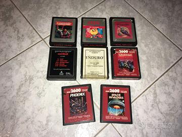 LOTTO 8 GIOCHI ATARI 2600 PAL SPACE INVADERS, ETC