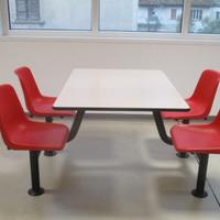 Tavolo monoblocco per mensa 4 posti