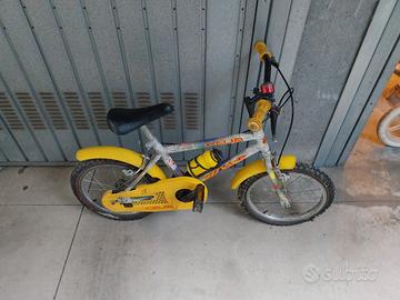 bici bimbo 14 pollici con borraccia