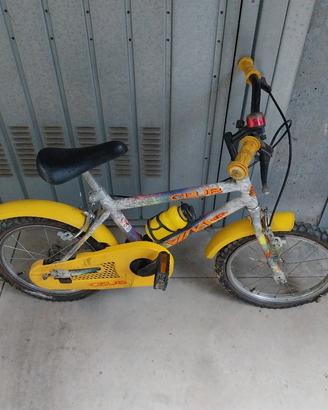 bici bimbo 14 pollici con borraccia