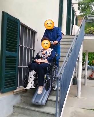 Montascale cingolato per disabili