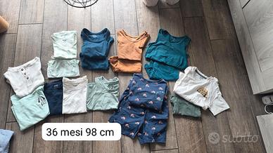 Lotto vestiti bimbo 36 mesi / 98 cm 