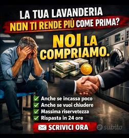 Vendi Lavanderia self service e lavasecco