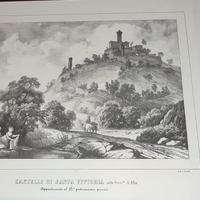 Stampa castello di Santa Vittoria d'Alba