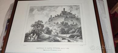 Stampa castello di Santa Vittoria d'Alba