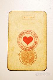 Mazzo di carte Armanino Roma 1939