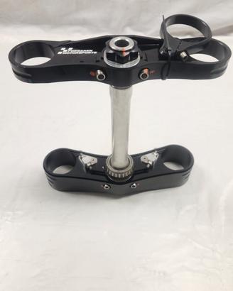 PIASTRA STERZO SUPERIORE E INFERIORE FORKASEN MOTO