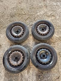 Set ruote complete Fiat 15" + copricerchi