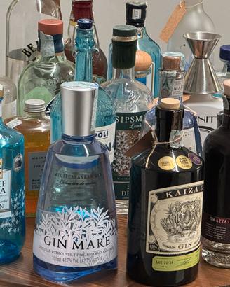 Bottiglie vuote distillati (vedi elenco)