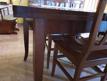 Tavolo in legno allungabile 2,20 metri