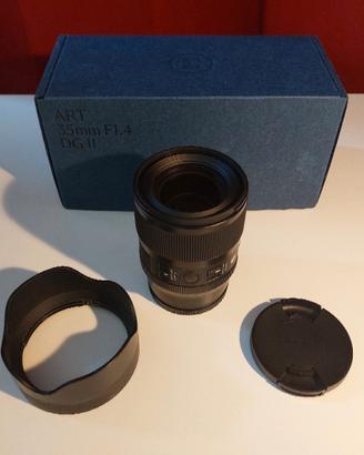 SIGMA 35mm f/1.4 DGII L mount, come nuovo garanzia