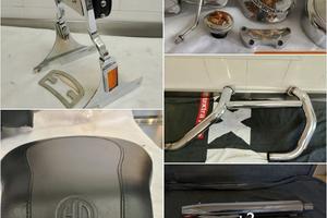 sissybar marmitte collettori sellino harley cover