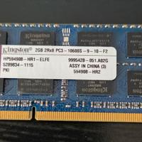 Sodimm DDR3 2GB 10600