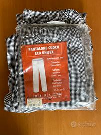 Pantaloni cuoco pizzaiolo L